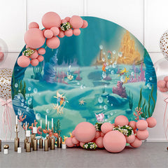 Lofaris Undersea Castle Bubble Circle Backdrop For Birthday