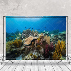 Lofaris Underwater Seaweed Fish Summer Photography Backdrop