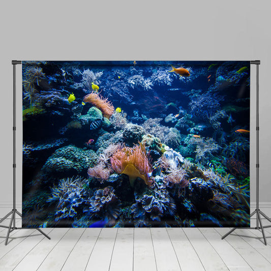 Lofaris Underwater World Sea Fish Anemone Summer Backdrop