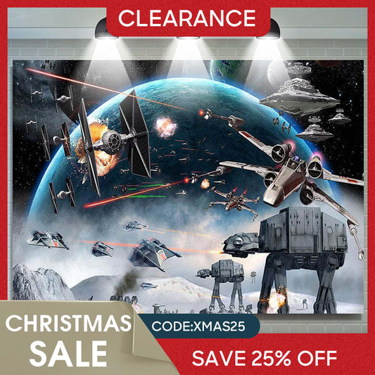 Lofaris (Ship In 24HR) Universe Wars Science Fiction Birthday Party Backdrop