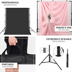 Lofaris 10X10FT Metal Adjustable Photography Backdrop Stand