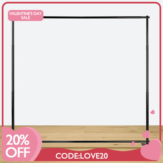(7 Day Delivery) Plus Size Adjustable Step and Repeat Backdrop Banner Stand