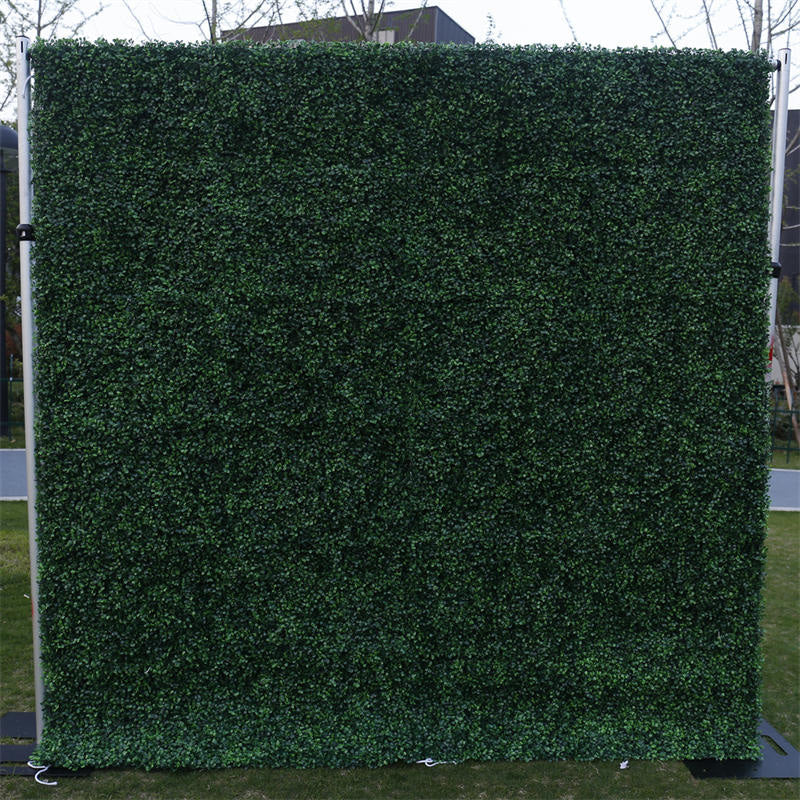Lofaris Green Turf Cloth Simulation Plant Wall Party Backdrop