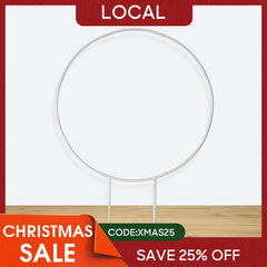 (7 Day Delivery) Party & Hoop Balloon Circle Loop Flower Arch Photo Booth Backdrop Stand