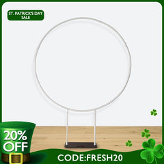 (7 Day Delivery) Party & Hoop Balloon Circle Loop Flower Arch Photo Booth Backdrop Stand