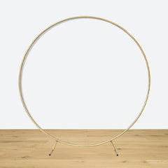 Lofaris Round Metal Sturdy Backdrop Stand for Decoration