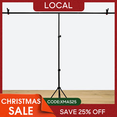 (7 Day Delivery) T-Shape Adjustable Backdrop Stand Support Frame