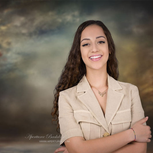 Lofaris Vague Cloudy Old Master Maternity Portrait Backdrop