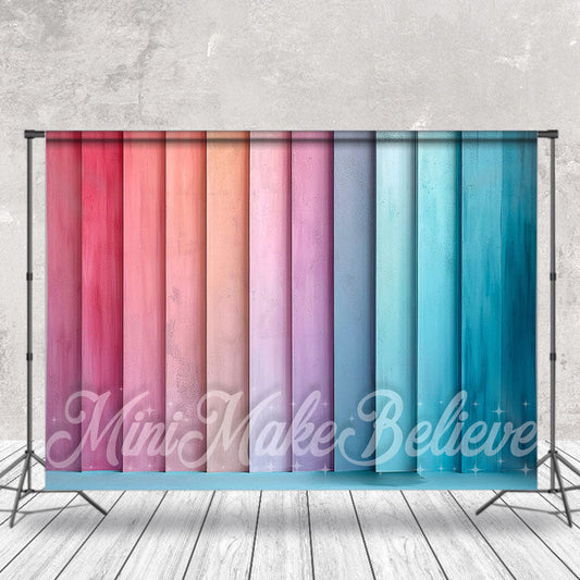 Lofaris Vertical Striped Color Wall Cake Smash Backdrop
