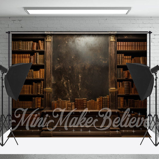 Lofaris Vintage Bookcase Rusty Wall Photoshoot Backdrop