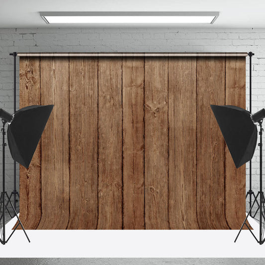 Lofaris Vintage Brown Retro Wood Texture Backdrop For Photo
