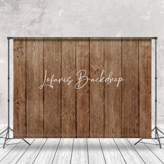 Lofaris Vintage Brown Retro Wood Texture Backdrop For Photo
