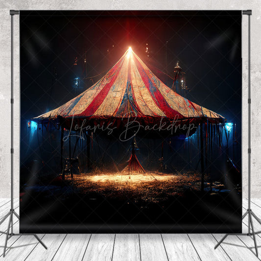 Lofaris Vintage Mysterious Night Circus Tent Photo Backdrop