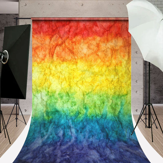 Lofaris Vintage Rainbow Abstract Texture Backdrop For Photo