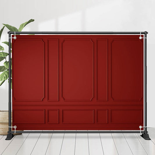 Lofaris Vintage Red Wall Gypsum Line Photoshoot Backdrop