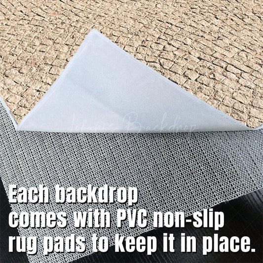 Lofaris Vintage Street Stone Floor Photography Mat