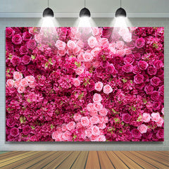 Lofaris Vivid Blooming Rose Hermosa Backdrop For Photoshoot