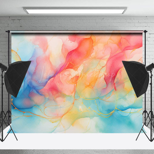 Lofaris Watercolor Painting Fine Art Photo Studio Backdrop
