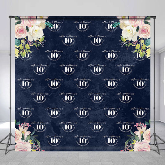 Lofaris Wedding Anniversary Photo Step And Repeat Backdrop