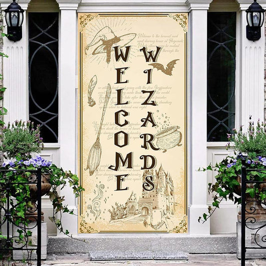 Lofaris Welcome Wizards Hogwarts Baby Shower Door Cover