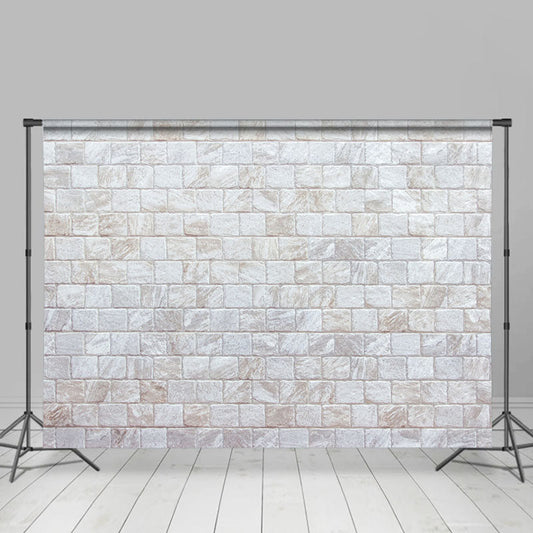 Lofaris White Brick Wall Bucolic Backdrop For Photography