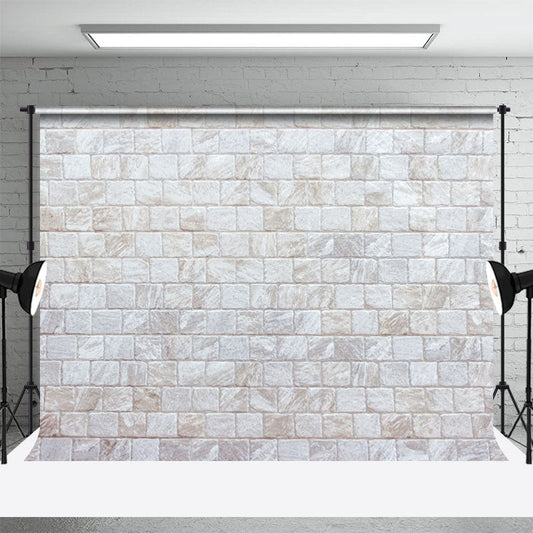 Lofaris White Brick Wall Bucolic Backdrop For Photography