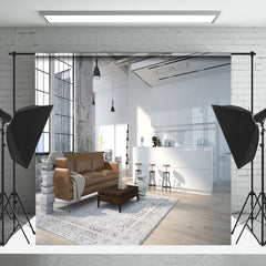 Lofaris White Clean House Sunlight Photography Cloth backdrop
