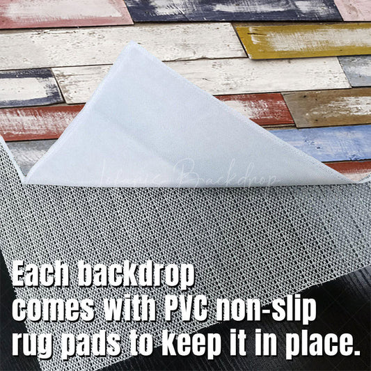 Lofaris White Paint Colorful Board Wooden Floor Backdrop