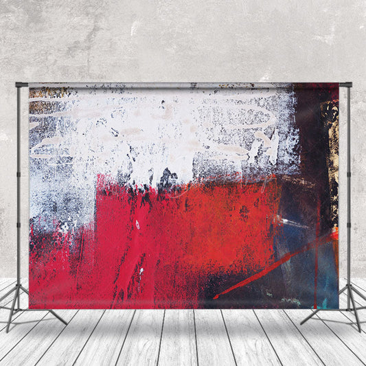 Lofaris White Red Black Inkjet Graffiti Wall Photo Backdrop