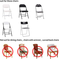 Lofaris White Stretch Spandex Banquet Folding Chair Cover