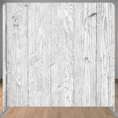Lofaris White Wood Plank Texture Party Backdrop For Decor