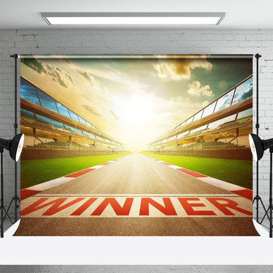 Lofaris Winner Athletic Field Stands Sport Olympic Backdrop