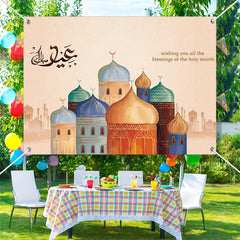 Lofaris Wishing You All The Blessing Dome Ramadan Backdrop
