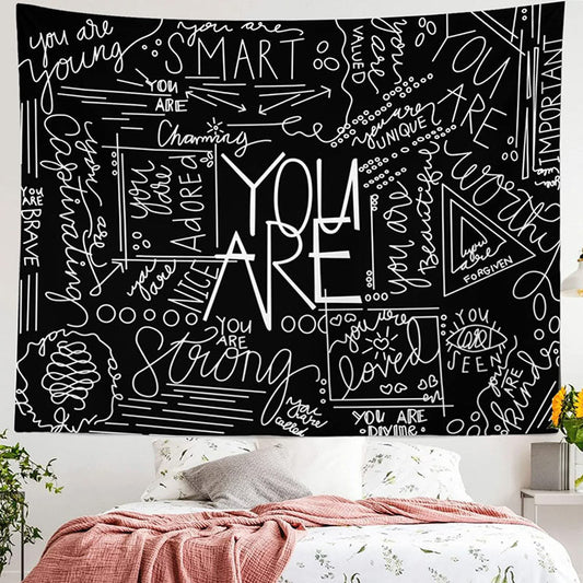 Lofaris You Are Charming Stunning Smart Dorm Decor Tapestry