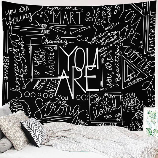 Lofaris You Are Charming Stunning Smart Dorm Decor Tapestry