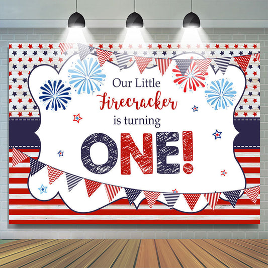 Lofaris 1st Birthday Backdrop Girls Independence Day Background