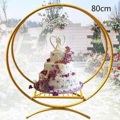 Lofaris 2FT Round Double Frame Metal Hoop Table Centerpiece