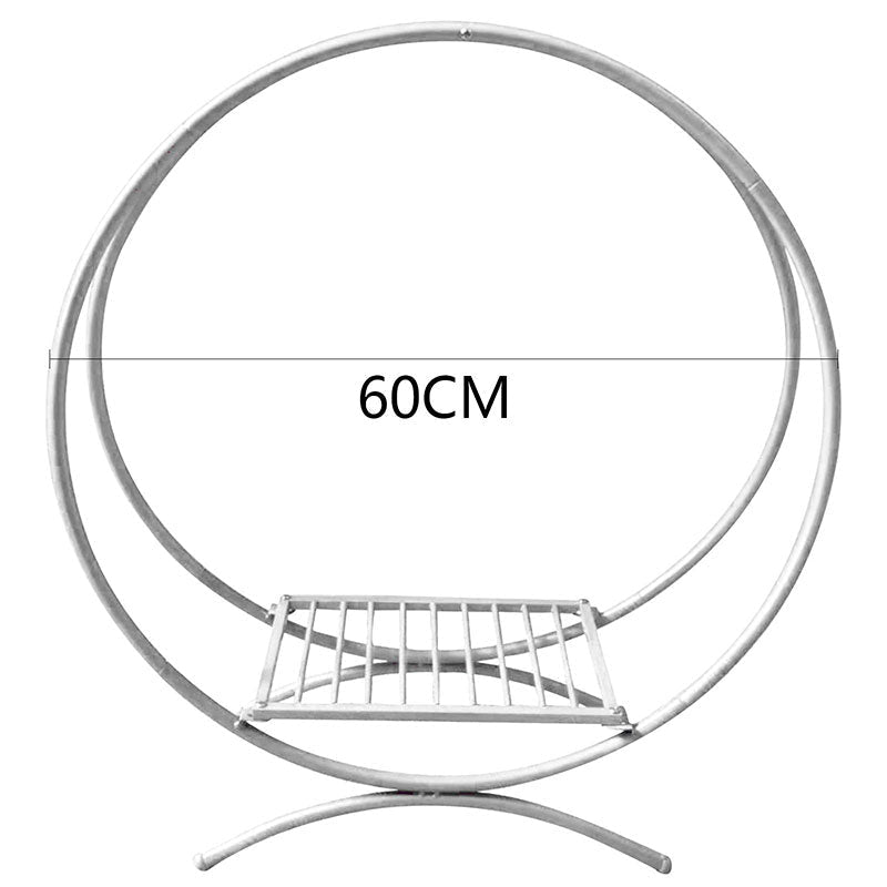 Lofaris 2FT Round Double Frame Metal Hoop Table Centerpiece