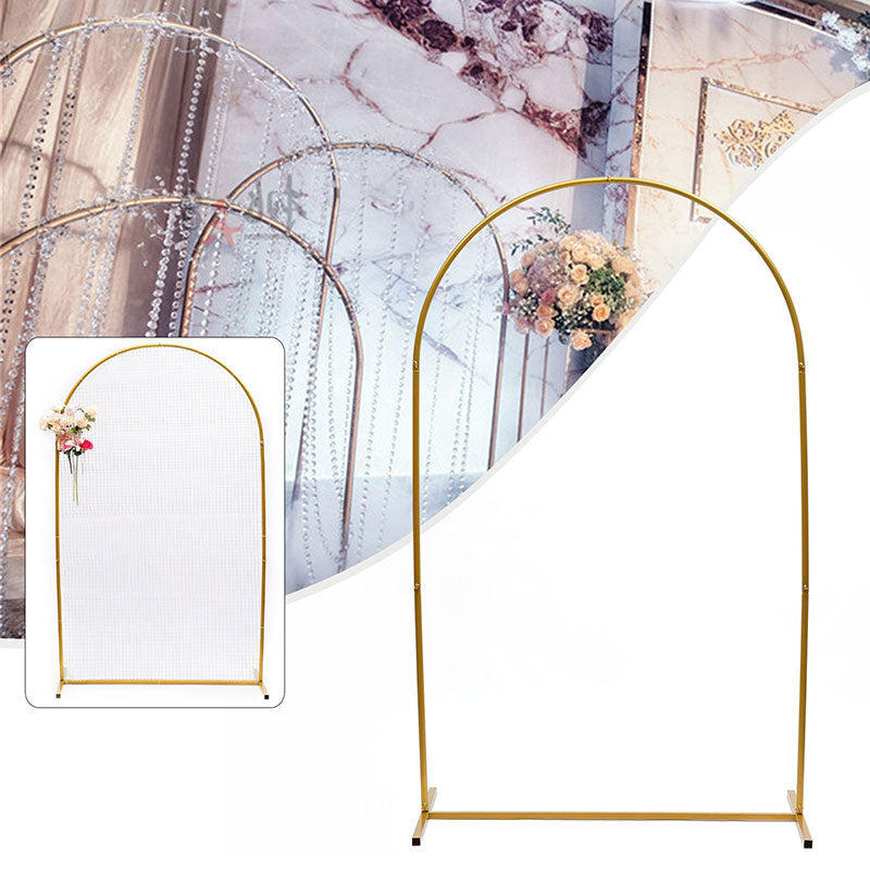 Lofaris 3.9X6.5FT Metal Wedding Arch Frame Backdrop