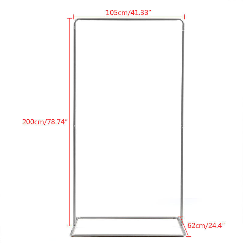 Lofaris 3X6.6FT Slim White Metal Stand For Wedding Decoration