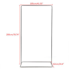 Lofaris 3X6.6FT Slim White Metal Stand For Wedding Decoration