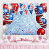 Load image into Gallery viewer, Lofaris 4Th of July Backdrop for Birthday Party Baby Shower