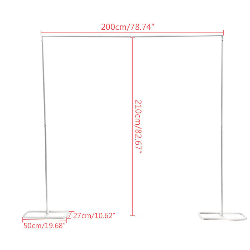 Lofaris 6.5X6.8FT Metal Square Backdrop Stand Wedding Arch