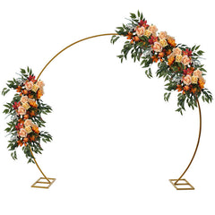 Lofaris 8.7X7.2FT Metal Balloons Clear Wedding Garland Arch Decor