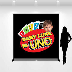 Lofaris Personalized Name Uno Card Games Party Backdrop