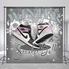 Lofaris Personalized Photo Winter Sneaker Ball Backdrop