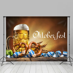 Lofaris Beer Pretzels German Oktoberfest Festival Backdrop