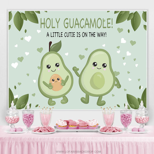 Lofaris A Little Cutie Is On The Way Baby Shower Backdrops