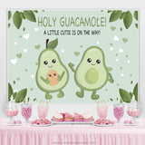 Load image into Gallery viewer, Lofaris A Little Cutie Is On The Way Baby Shower Backdrops