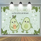 Load image into Gallery viewer, Lofaris A Little Cutie Is On The Way Baby Shower Backdrops